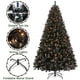 thumbnail image 4 of Árbol de Navidad Yaheetech de 2,3 m, preiluminado para Halloween, negro, con luces, 4 of 9