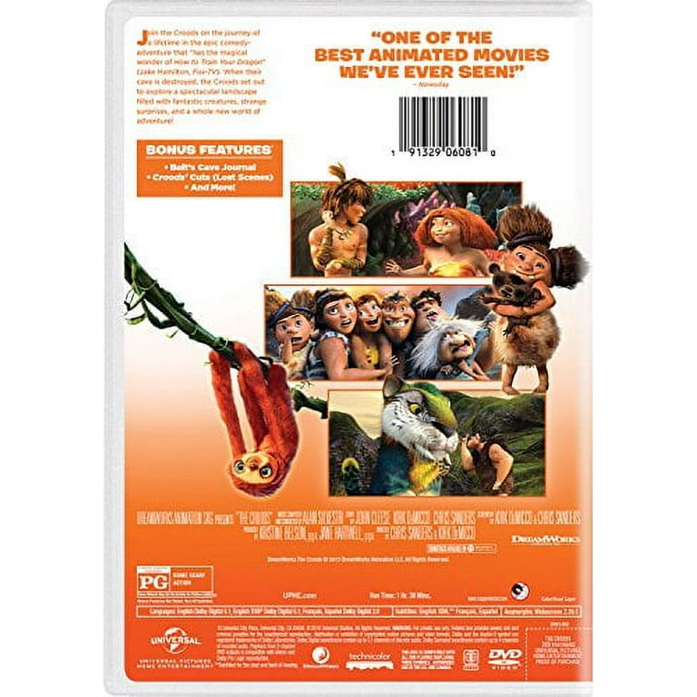 The Croods (DVD), Dreamworks Animated, Kids & Family