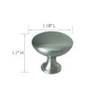 thumbnail image 3 of Design House 10-Pack Midtown 5/8" Diameter Round Door and Cabinet Knobs, Satin Nickel, 3 of 15
