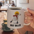 thumbnail image 4 of Holy Roller Jesus Roller Skating Funny Humor White Mug, 4 of 5