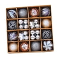 thumbnail image 1 of Conjunto de 42 piezas de adornos navideños, colgantes para de Navidad, gotas decorativas hechas a mano, decoración festiva para el hogar., 1 of 5
