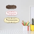 thumbnail image 2 of Signs ByLITA Designer Foundations Makeup Area Sign (Brushed Silver) - Small, 2 of 6