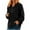 Black, variant on Dyfzdhu Hoodies for Women Casual Long Sleeve Solid Color Button Down Pullover Hoodie Sweatshirt Tops Blouse