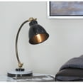 thumbnail image 3 of DecMode 19" Spotlight Black Desk Lamp with Black Metal Shade, 3 of 9