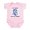 Petal Pink, variant on CafePress - MKVBLUE Body Suit - Baby Light Bodysuit, Size Newborn - 24 Months