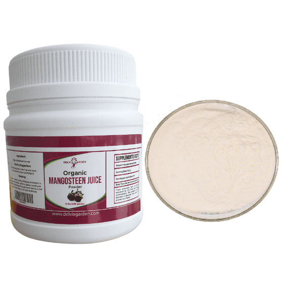 Premium Mangosteen Powder 10 oz – Freshly Packed Exotic Fruit Powder for Mangosteen Juice, Smoothies & Drinks