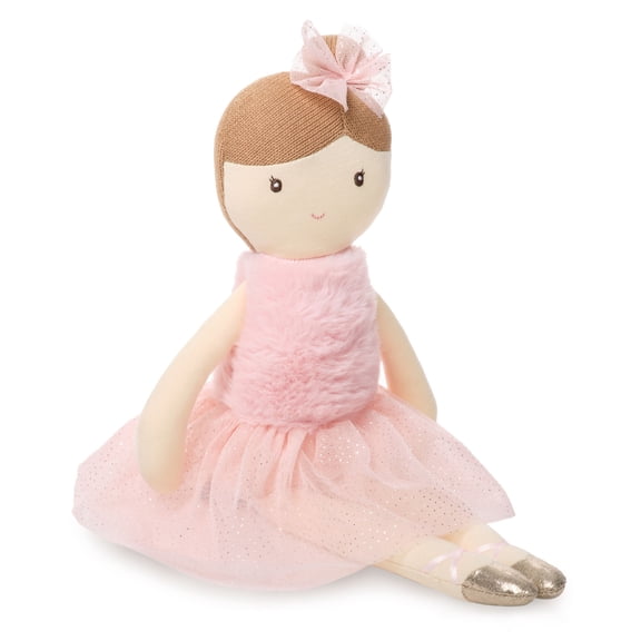 Bearington Collection Plush Ballerina Doll Soft Ballet Stuffed Animals - Dance Recital Gifts for Girls - Julia 16.5"
