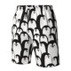 thumbnail image 4 of Balery Cartoon Penguin Traje de Baño Estilo Hawaiano para Hombre, Shorts de Secado Rápido con Bolsillos-3X-Large, 4 of 6