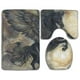 thumbnail image 1 of ABPHQTO Pegaso Juego de alfombras de baño de 3 piezas Alfombra de baño Alfombra de contorno y tapa de inodoro ABPHQTO Cont-CHAPPLE-23111, 1 of 2