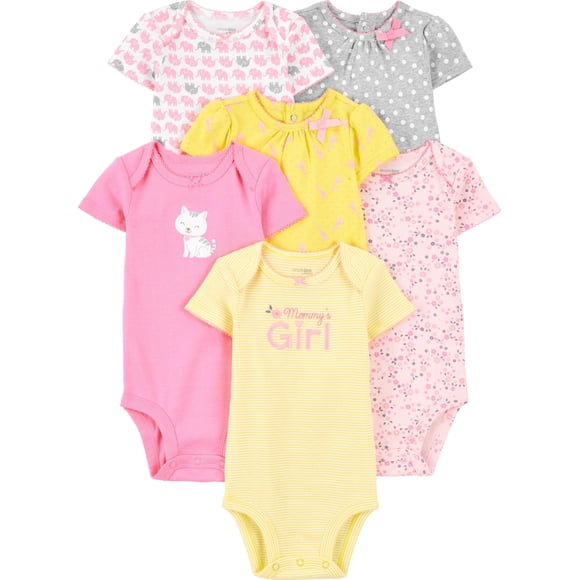 Body Simple Joys by Carter's Baby Girls de manga corta 0-