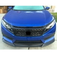 thumbnail image 2 of Ikon Motorsports Compatible with 16-18 Honda Civic Coupe Sedan GT Style Front Lip & Gloss Black Mesh Grille, 2 of 7