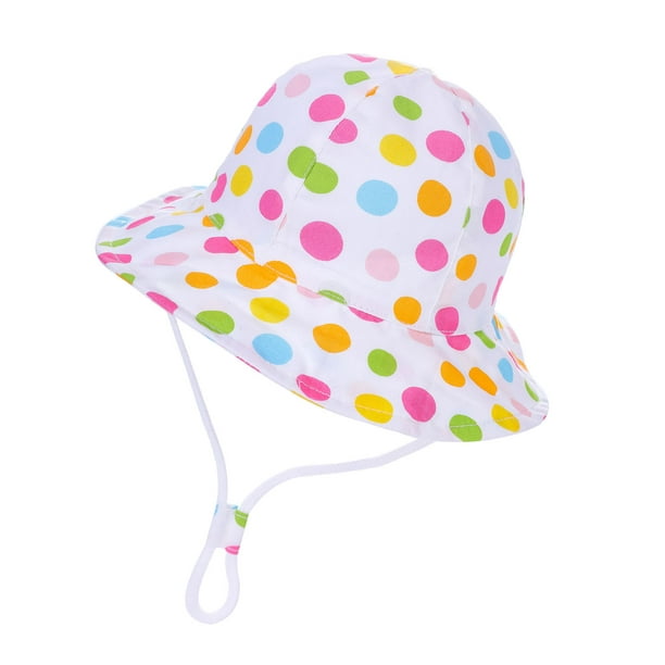 XZNGL Chapeau de Soleil d'Été pour Enfants en Bas Âge Imprimé en Plein Air Enfants UV-proof Pêcheurs Chapeau