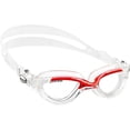 thumbnail image 2 of Cressi Flash Adult Swim Goggles (Clear/Red) multicolor, 2 of 2