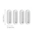 4PC Punch Sliding Door Self Handle Window Glass Door Kitchen Door Cover