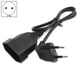 thumbnail image 2 of Europea 90 Degree Male Plug to Female Socket Power Extension Cable for PC Computer PDU(0.), 2 of 5