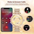thumbnail image 6 of Vosoirsi Women's Smartwatch, 1.32 Inch Diamond Design, Call Function, Menstrual Tracker, 110 Sports Modes, 6 of 9