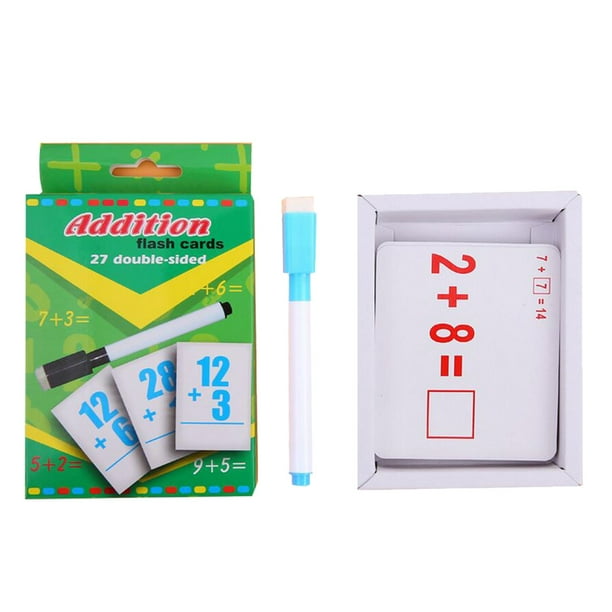 27 piezas de Pared Pegatinas de Pared y Murales de Aprendizaje para Pequeños - Adición Sunnimix Tarjetas flash de palabras