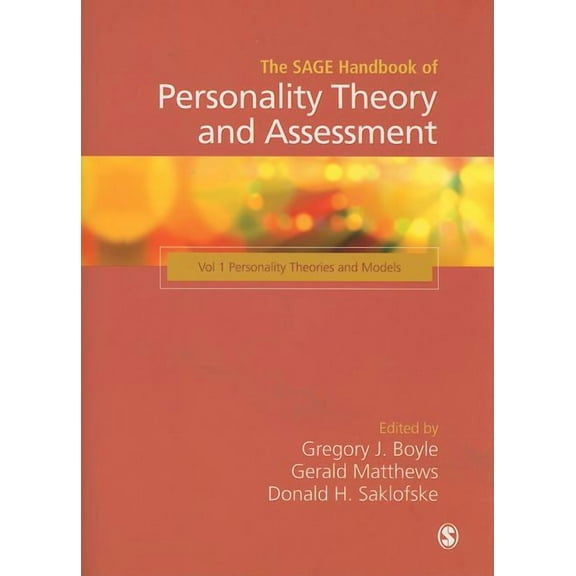 The SAGE Handbook of Personality Theory and Assessment: Volume 1, (Hardcover)