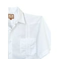 thumbnail image 2 of SUNINCANS Men's Traditional Short Sleeve Four Front Pocket and Vertical Pleats Guayabera Shirt M, 2 of 5
