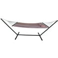 thumbnail image 3 of Sorbus Hammock with Stand & Spreader Bars and Detachable Pillow, Heavy Duty, 450 Pound Capacity for Indoor/Outdoor (Mocha), 3 of 5