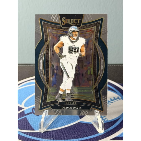 2024 Panini Select Jordan Davis Philadelphia Eagles #72 Football Card