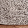 thumbnail image 3 of SAFAVIEH Textural Adrasteia Geometric Area Rug, Brown, 6' x 6' Round, 3 of 8