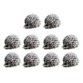 thumbnail image 3 of Masteelf 10pcs Micro Landscape Mini Hedgehog Simulation Cartoon Animal Miniature Statue Resin Crafts Desktop Small Ornaments Home Decor(Black White), 3 of 8