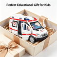 thumbnail image 4 of BESTSKY 2026 New Ambulance Vehicles Car Model Car Toy for Kids,Simulation and Sound Light for Playtime,Imaginative Play,Emergency Roleplay,Motor Skills Development,Interactive Games., 4 of 6
