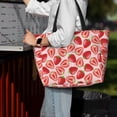 thumbnail image 4 of Wukai Cute Strawberry Print Zipper Bag,large Beach Tote Bag,Waterproof Sandproof Bag,Grocery and Picnic Tote Travel Bag, 4 of 5