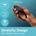thumbnail image 2 of We-Vibe Verge 2 Rechargeable Silicone Vibrating Ring for Men, App Control, Waterproof, 10 Modes, Slate, 2 of 6