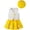 A39-Yellow, variant on Ccpelsie Girl's 2 Piece Outfit Summer Tie Dye Graphic Print Short Sleeve Tee Top and Track Shorts Set(Purple,9-12 Months)