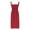 Red, variant on Taylonsss Womens Summer Dress Spaghetti Strap Square Neck Polka Dot Print Off-Shoulder Slimming Sleeveless Casual Chic Outfit