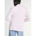 thumbnail image 3 of Scoop Women's and Women’s Plus Relaxed Ultimate ScubaKnit Blazer with Scrunch Sleeves, Sizes XS-4X, 3 of 5