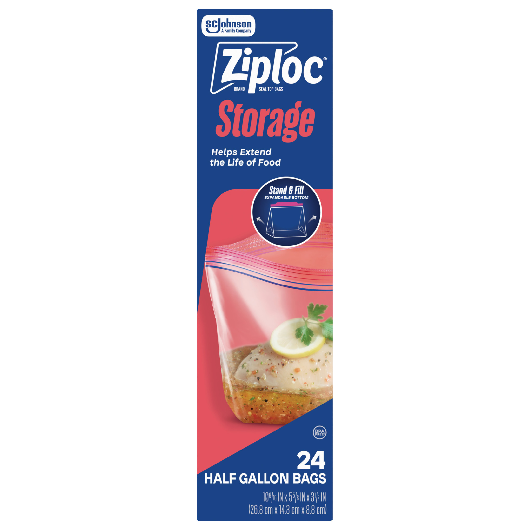 Ziploc Grip 'n Seal Half Gallon Marinade Bags, 24 Count photo 8