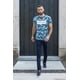 thumbnail image 4 of PLAYERA JULEN azul acero Mediana, 4 of 5