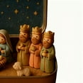thumbnail image 6 of Leutsin Mini Christmas Nativity Set in a Tin Box - Handcrafted Pocket Size Nativity Scene Gift Tin,Exquisite Resin Nativity Sets & Figures,Christmas Decoration Indoor for Home Gifts Decor,1PC, 6 of 9