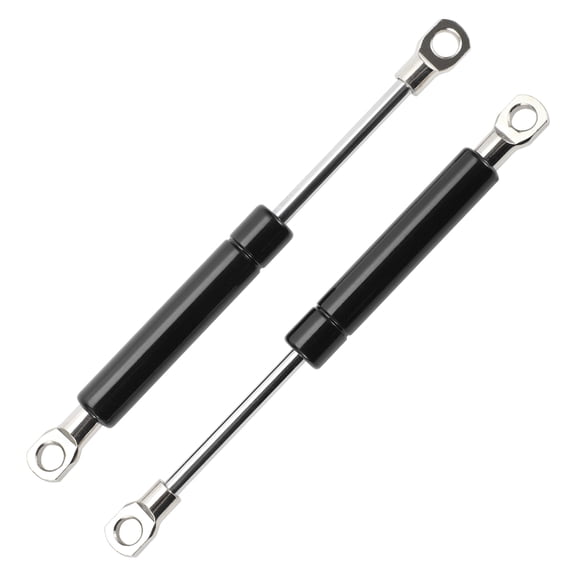 Unique Bargains 2Pcs 10Ib/45N/4.5kg 7"/180mm Lift Supports Struts Gas Spring Black
