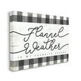 thumbnail image 3 of Stupell Industries Flannel Weather's My Favorite Season Phrase Checkered Plaid, 20 x 16,Design by Daphne Polselli, 3 of 5