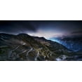 thumbnail image 2 of Kohnke, Sven 32x18 Gold Ornate Wood Framed with Double Matting Museum Art Print Titled - Passo Di Stelvio, 2 of 4