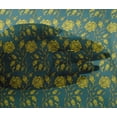 thumbnail image 4 of oneOone Viscose Chiffon Fabric Leaves & Floral Block Print Fabric By The Yard 42 Inch Wide, 4 of 4