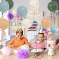 thumbnail image 6 of Unique Bargains Latex Party Balloons with Ribbon, 10 Inch Round Helium Balloons for Wedding Graduation Anniversary Birthday Party Backdrop Decoration Green Apricot Blue Clear 20 pcs, 6 of 6