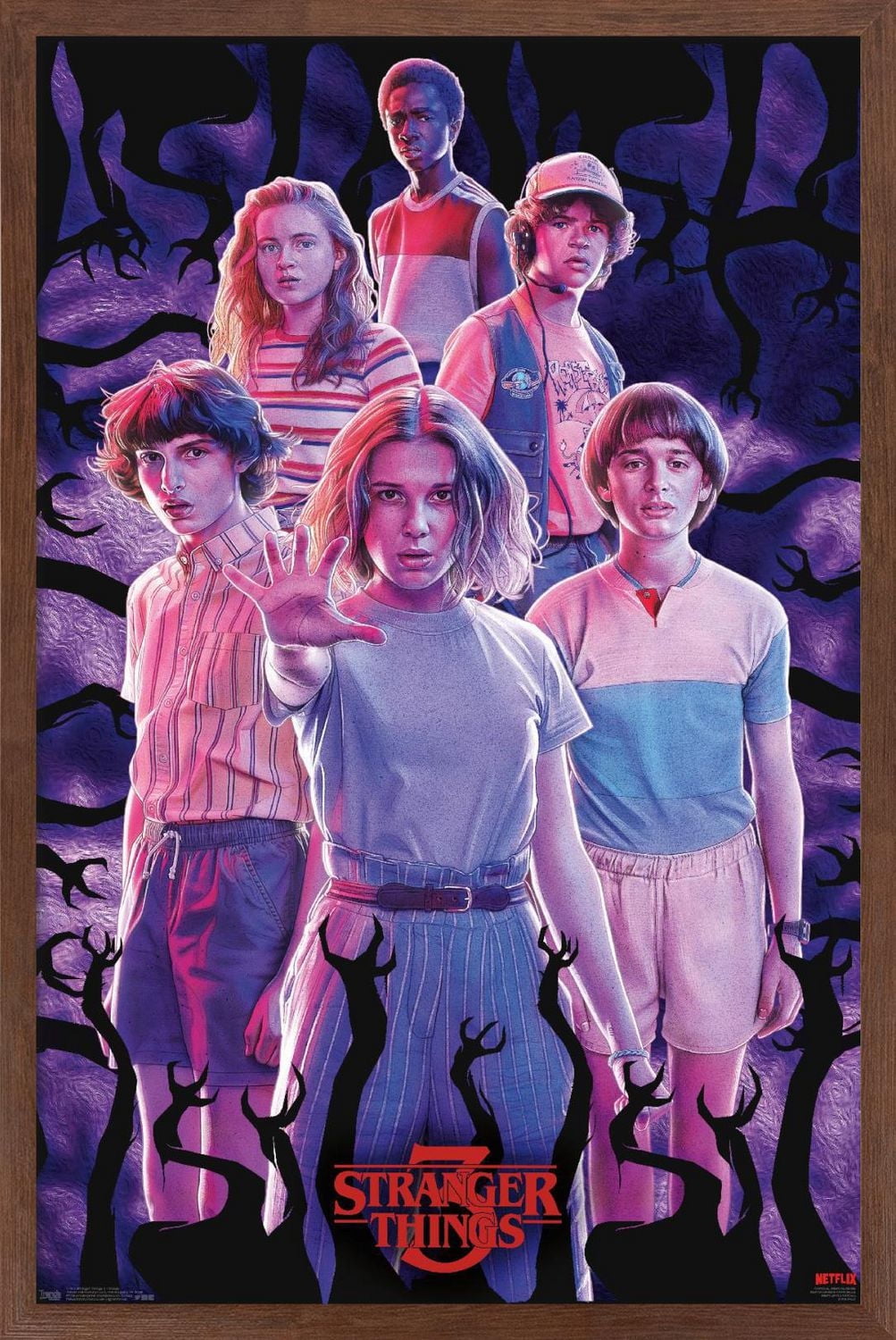 Netflix Stranger Things: Season 3 - Group Wall Poster, 14.725" x 22.375"