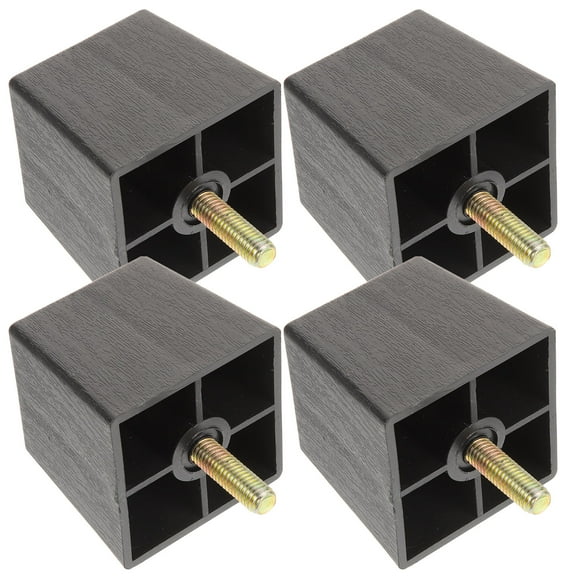 4 Pcs Rubber Plastic Sofa Legs Couches Replacement Legs for Furniture Round Furniture Legs Stool Leg Feet Sofa Feet Man