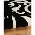 thumbnail image 2 of Linon Capri Rectangular Area Rug in Black and White, 2 of 5