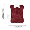 thumbnail image 3 of GAZHEK 32" x23" Red Heated Car Blanket Fleece Electric Car Blanket, Car Cigarette Lighter Socket Storage Bag, Warm Heating Pads Neck And Shoulders Large Heat Wrap Soft Silky Plush Electric Blanket, 3 of 5