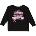 thumbnail image 3 of Inktastic My Mother is a Survivor Breast Cancer Awareness Boys or Girls Long Sleeve Toddler T-Shirt, 3 of 5