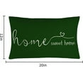 thumbnail image 6 of Home Sweet Home Quotes Farmhouse Pillow Covers 12x20 Inch,Home Decorative Throw Pillow Case Cushion Cover,Home Gifts,Housewarming Gift,Green, 6 of 6