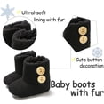 thumbnail image 4 of Infant Baby Boys Girls Boots Premium Soft Sole Anti-Slip Warm Winter Snow Boots Newborn Crib Shoes, 4 of 7