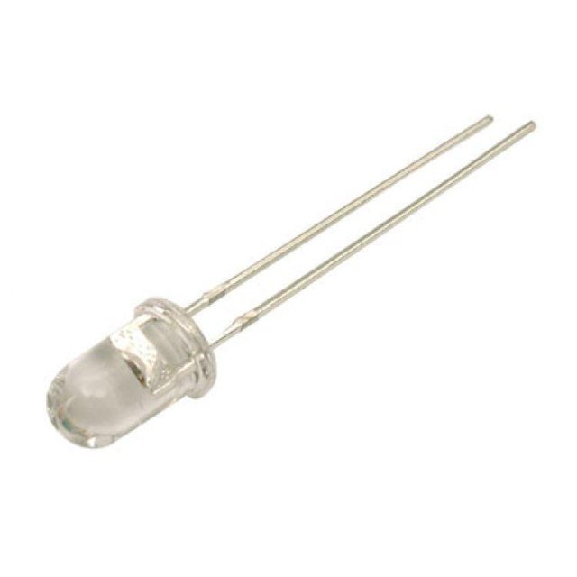 LED TRANSPARENTE DE 5MM COLOR VERDE ULTRABRILLANTE RADOX CH245-846 PZA