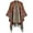 Orange, variant on Retro Knitted Shawls and Wraps for Women Tassel Open Front Blanket Scarf Winter Fall Thick Poncho Capes Cardigan Coat